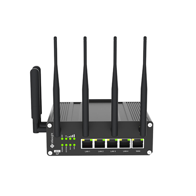 Milesight UR75 5g/4g/Lte Cellular 5 Port Gigabit Poe Router With Rs232 ...